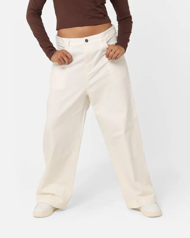 Dickies Women's Stonewashed Cropped Cargo Pants Stonewash Cloud made by Dickies