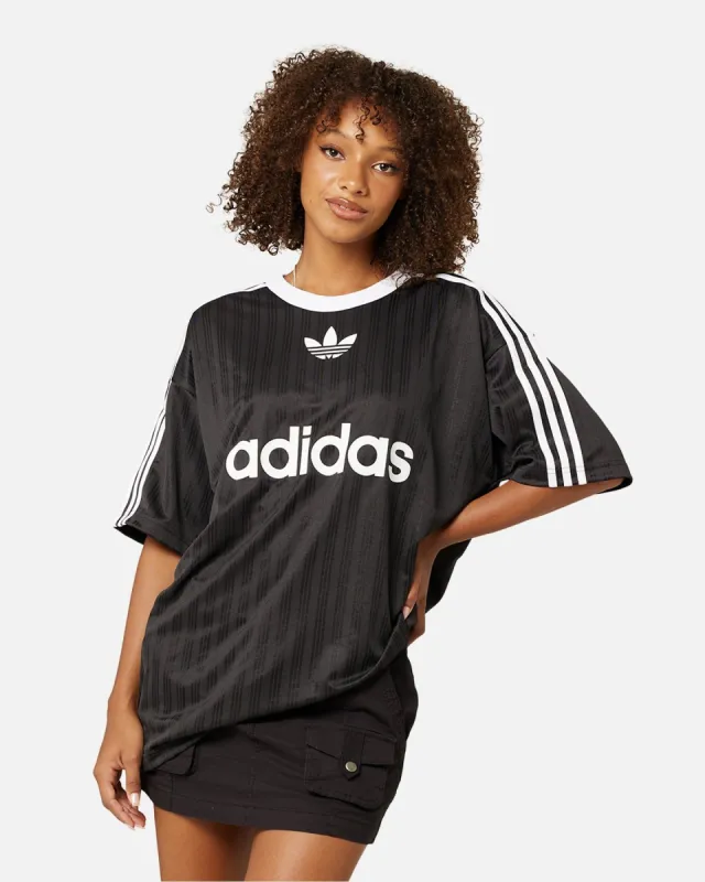 ◆adidas◆ 3S Pinstripe Tee Purple IY7225 adidas Adicolor 3-Stripes Pinstripe Tee - Purple | adidas