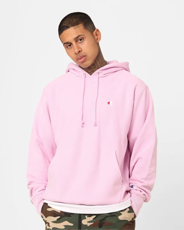 Champion Reverse Weave French Terry Hoodie Cotton Pink Pos sold by Culture Kings