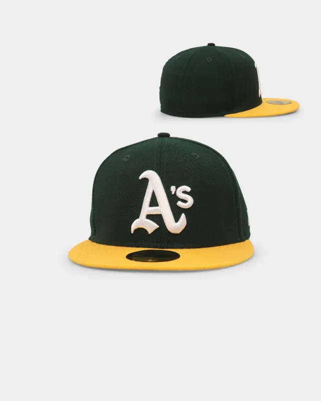 New Era Oakland Athletics 'Cooperstown' 59FIFTY Fitted Original Team Colours sold by Culture Kings