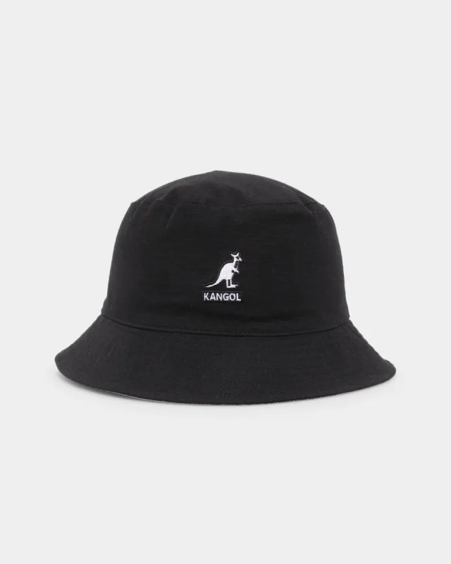 Kangol Ripstop Essential Reversible Bucket Hat Black sold by Culture Kings