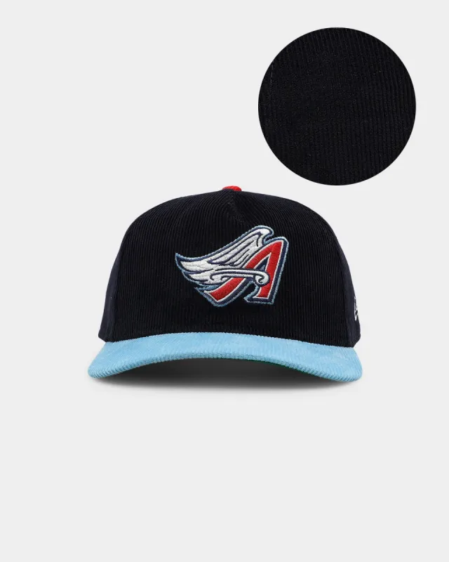 New Era Anaheim Angels 'Throwback Corduroy' Golfer Snapback Pastel Blue sold by Culture Kings