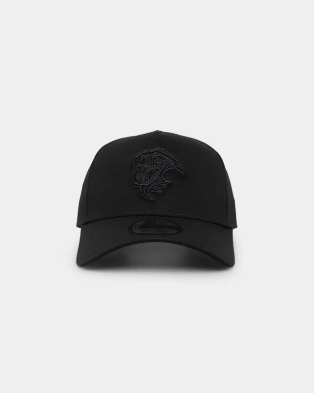 New Era Manly Warringah Sea Eagles 'Black On Black' 9FORTY A-Frame Snapback Black sold by Culture Kings
