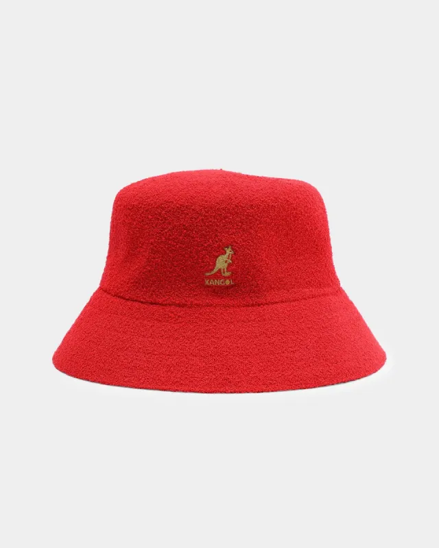 Kangol Men's Bermuda Bucket Scarlet/Gold sold by Culture Kings