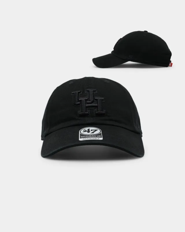 47 Brand Houston Cougars Clean Up Strapback Black sold by Culture Kings