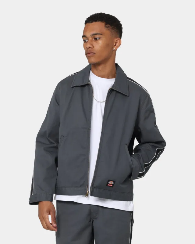 ジャケット・アウター Supreme Dickies Stripe Eisenhower JKT M Supreme X Dickies Stripe Eisenhower Jacket Charcoal | Parallel