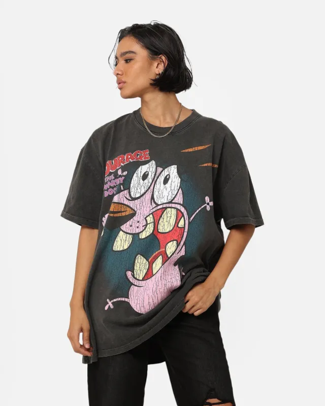 American Thrift X Cartoon Network Courage Heavyweight T-Shirt Black Wash sold by Culture Kings