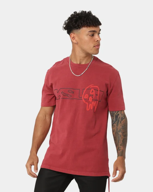 Ksubi X Juice Wrld 999 Skull Kash T-Shirt Blood sold by Culture Kings