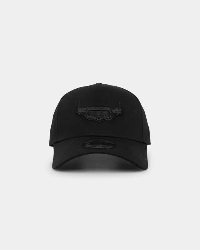 New Era North Queensland Cowboys 'Black On Black' 9FORTY A-Frame Snapback Black sold by Culture Kings