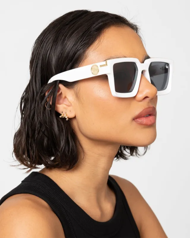 Belvoir & Co Hendrix Billion Sunglasses White sold by Culture Kings