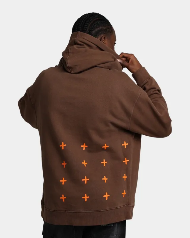 Ksubi 4 x 4 Biggie Hoodie Brown sold by Culture Kings