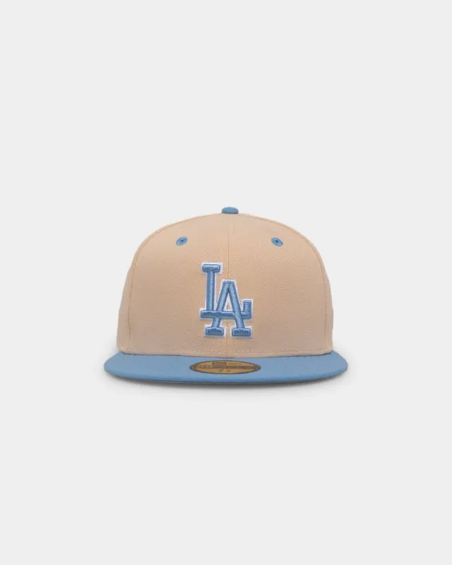 New Era Los Angeles Dodgers 'Ice Latte' 59FIFTY Fitted Pastel Orange sold by Culture Kings