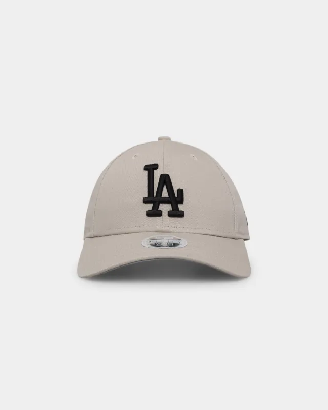 New Era Los Angeles Dodgers 'Stone Black' 9FORTY Casual Strapback Light Beige sold by Culture Kings