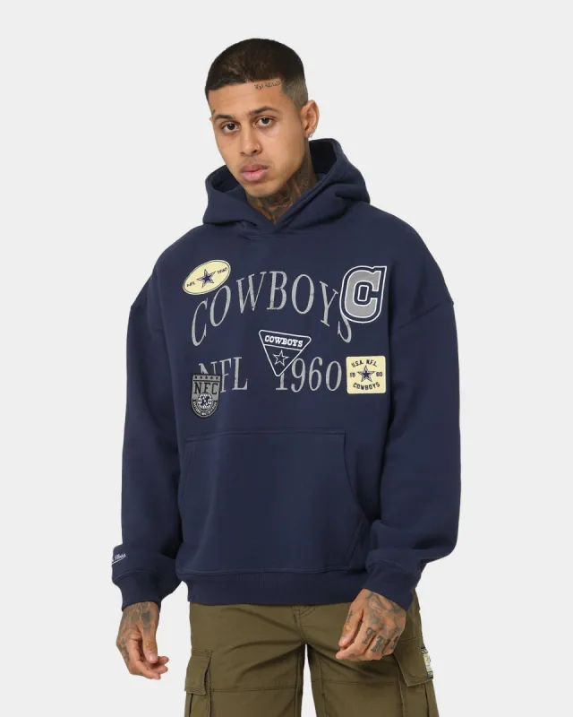 Mitchell & Ness Dallas Cowboys Touchline Hoodie Navy made by Culture Kings