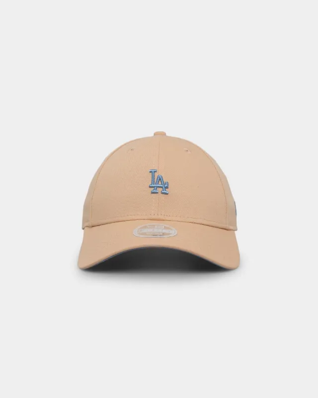 New Era Los Angeles Dodgers 'Ice Latte' 9FORTY Casual Strapback Pastel Orange sold by Culture Kings