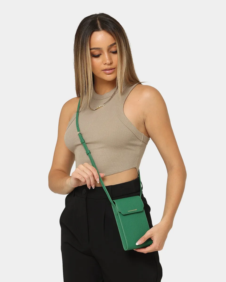 【MAISON de SABRE】Crossbody Phone Pouch Emerald Green The Zipped Phone Pouch - Emerald Green – MAISON de SABRÉ
