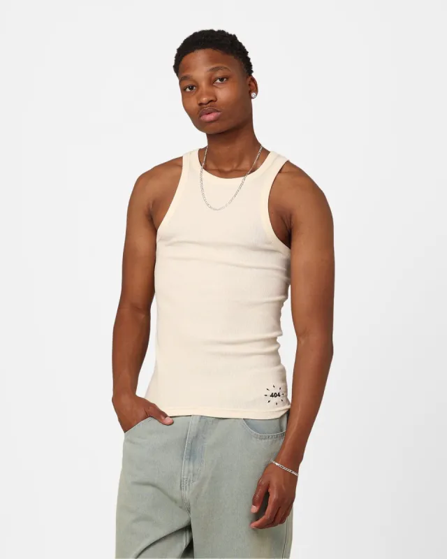 404 Ribbed Singlet Off White made by Culture Kings