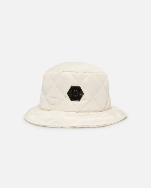 404 Quilted Bucket Hat Off White sold by Culture Kings