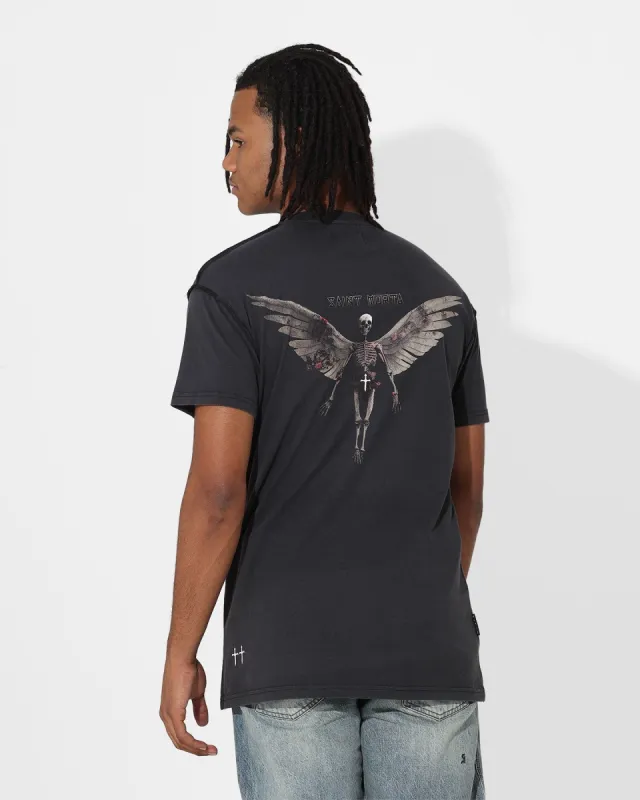 Saint Morta Momento Mori Lafayette T-Shirt Vintage Black sold by Culture Kings