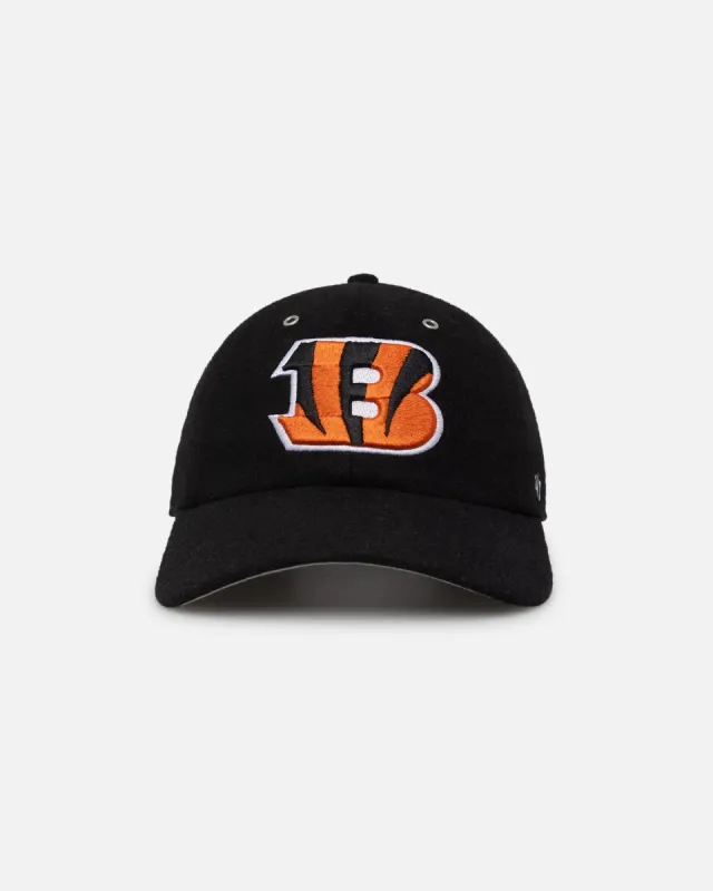 47 Brand Cincinnati Bengals Wooly Clean Up Strapback Black sold by Culture Kings