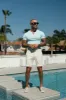 Father Sons Advanced V Neck Crew Short Sleeve Light Blue- FSH1015 sold by Father Sons