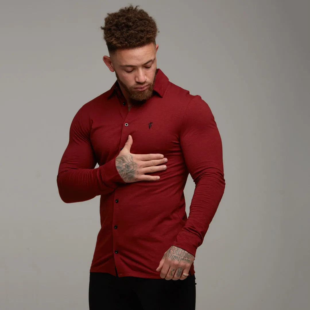 Father Sons Super Slim Oxblood Jersey - FSH03 (LAST CHANCE) sold by Father Sons product image thumbnail 5