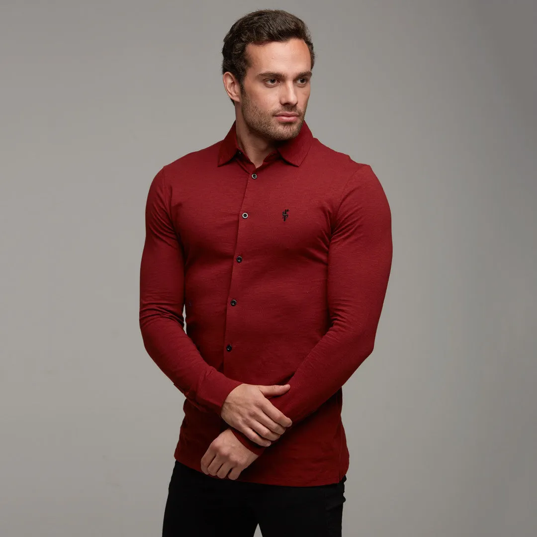 Father Sons Super Slim Oxblood Jersey - FSH03 (LAST CHANCE) sold by Father Sons product image thumbnail 4