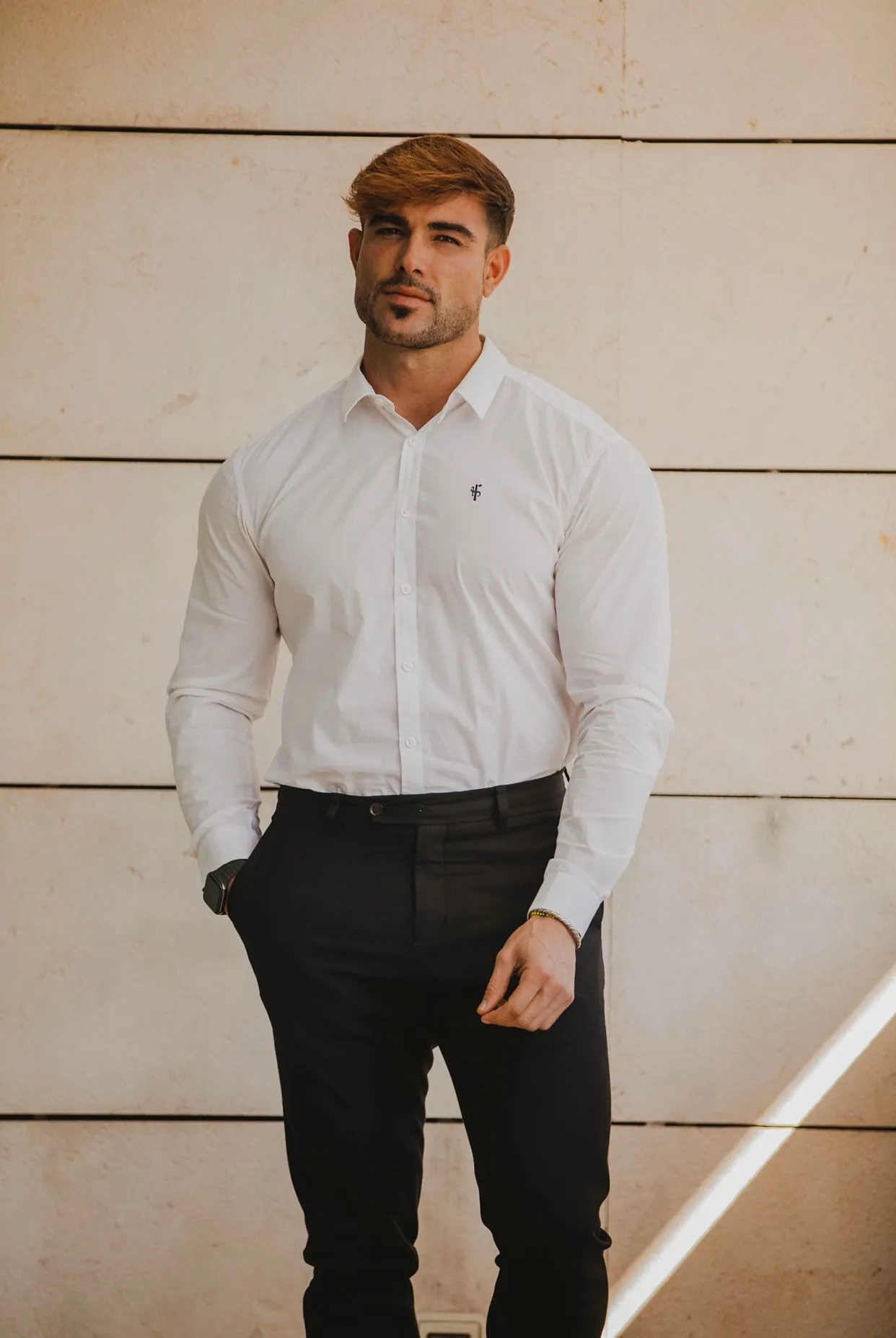 Father Sons Relaxed Stretch Classic White - FSR099 RELAXED sold by Father Sons