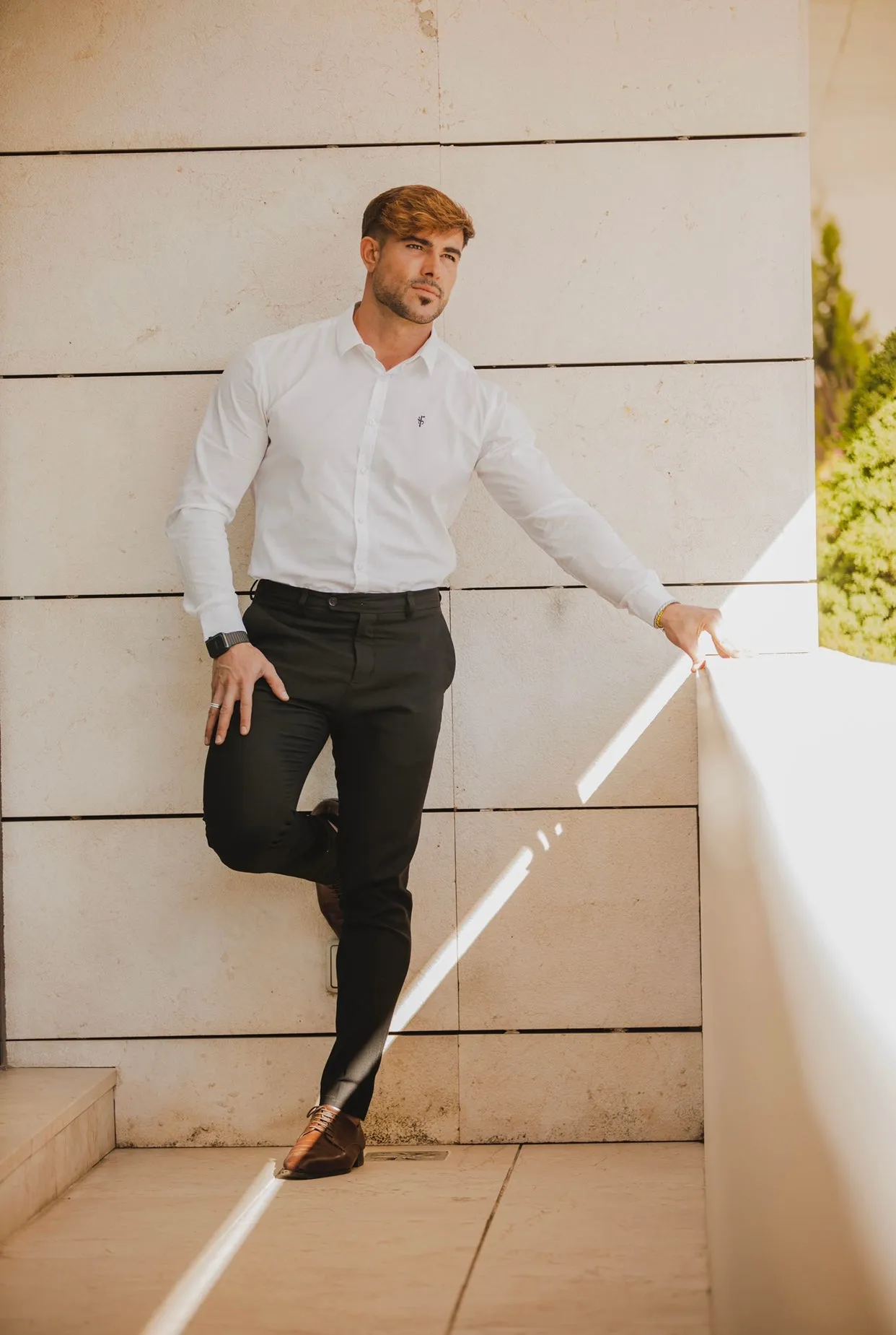 Father Sons Relaxed Stretch Classic White - FSR099 RELAXED sold by Father Sons product image thumbnail 3