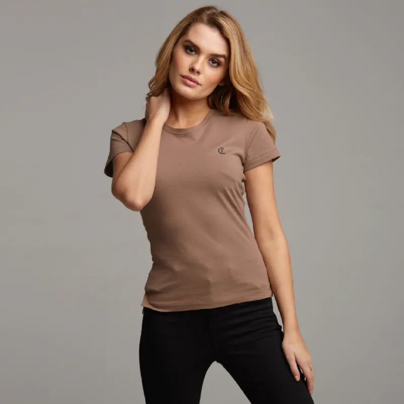 TEGAN TAUPE TEE -CT048 sold by Father Sons