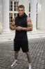 Father Sons Sleeveless Black Gym Hoodie - FSJH678 sold by Father Sons