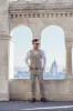 Father Sons Slim Formal Waistcoat Plain Beige - FSW003 sold by Father Sons