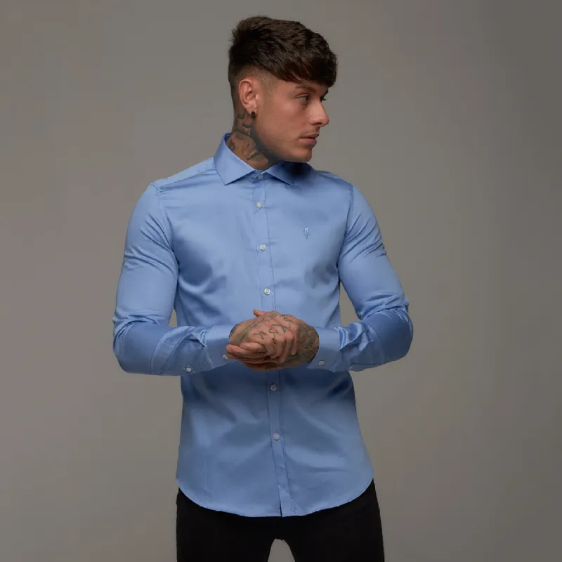 Father Sons Classic Light Blue Luxe Egyptian Cotton - FS195  (LAST CHANCE) sold by Father Sons