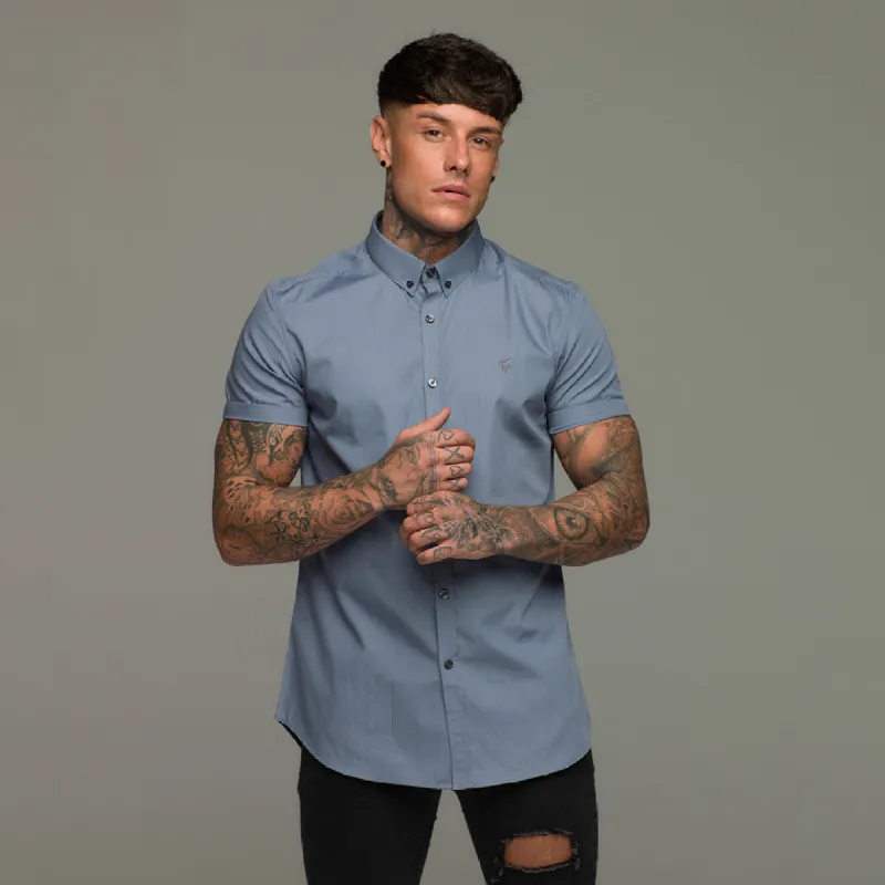 Father Sons Slate Grey Short Sleeve - FS216 (LAST CHANCE) sold by Father Sons