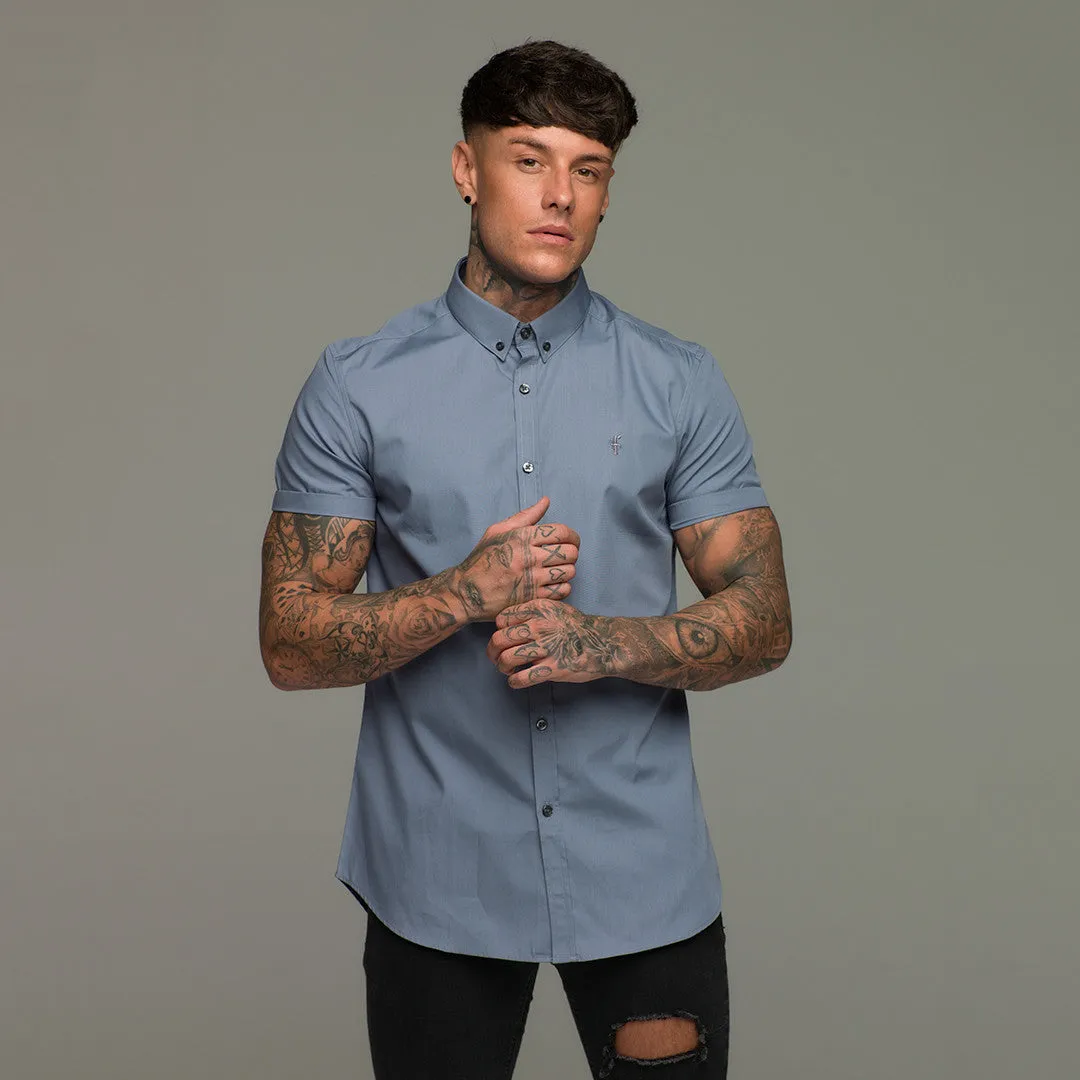 Father Sons Slate Grey Short Sleeve - FS216 (LAST CHANCE) sold by Father Sons
