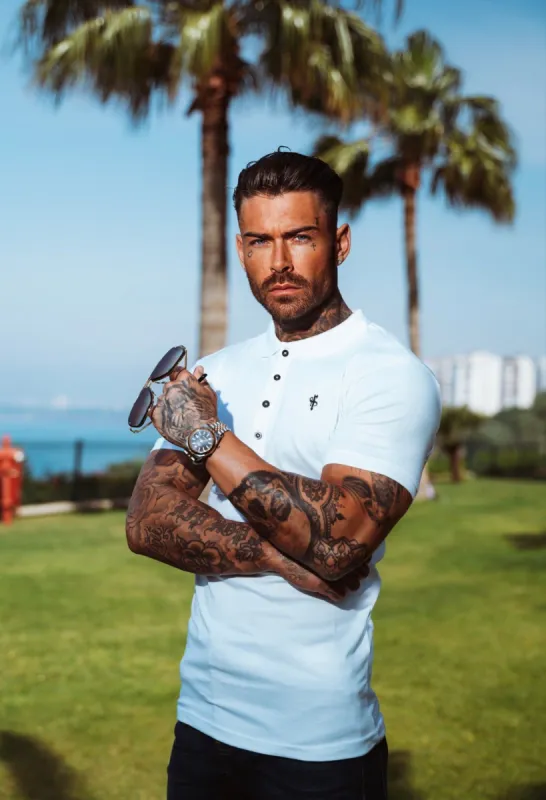 Father Sons Classic White Polo Shirt - FSH047 sold by Father Sons