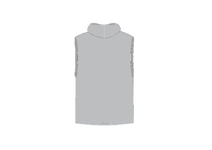 Father Sons Sleeveless Light Grey Gym Hoodie - FSH898 sold by Father Sons