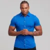 Father Sons Super Slim Royal Blue Jersey Short Sleeve - FSH013 (LAST CHANCE) sold by Father Sons