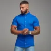 Father Sons Super Slim Royal Blue Jersey Short Sleeve - FSH013 (LAST CHANCE) sold by Father Sons