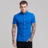 Father Sons Super Slim Royal Blue Jersey Short Sleeve - FSH013 (LAST CHANCE) sold by Father Sons