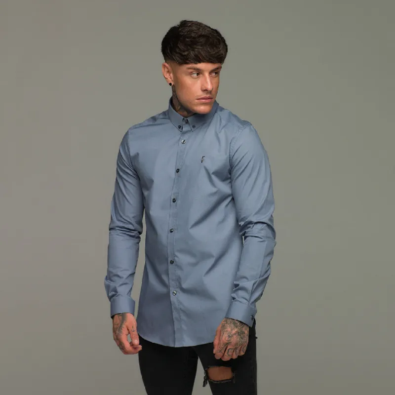 Father Sons Slate Grey Long Sleeve - FS217 (LAST CHANCE) sold by Father Sons