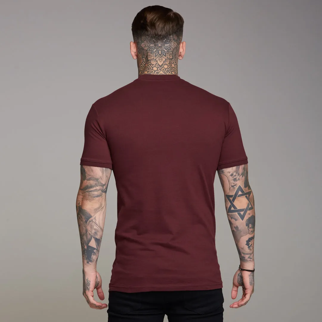 Classic Burgundy Grandad Polo Shirt - FSH195 sold by Father Sons product image thumbnail 5