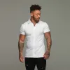 Father Sons Super Slim White Jersey Short Sleeve - FSH020 (LAST CHANCE) sold by Father Sons