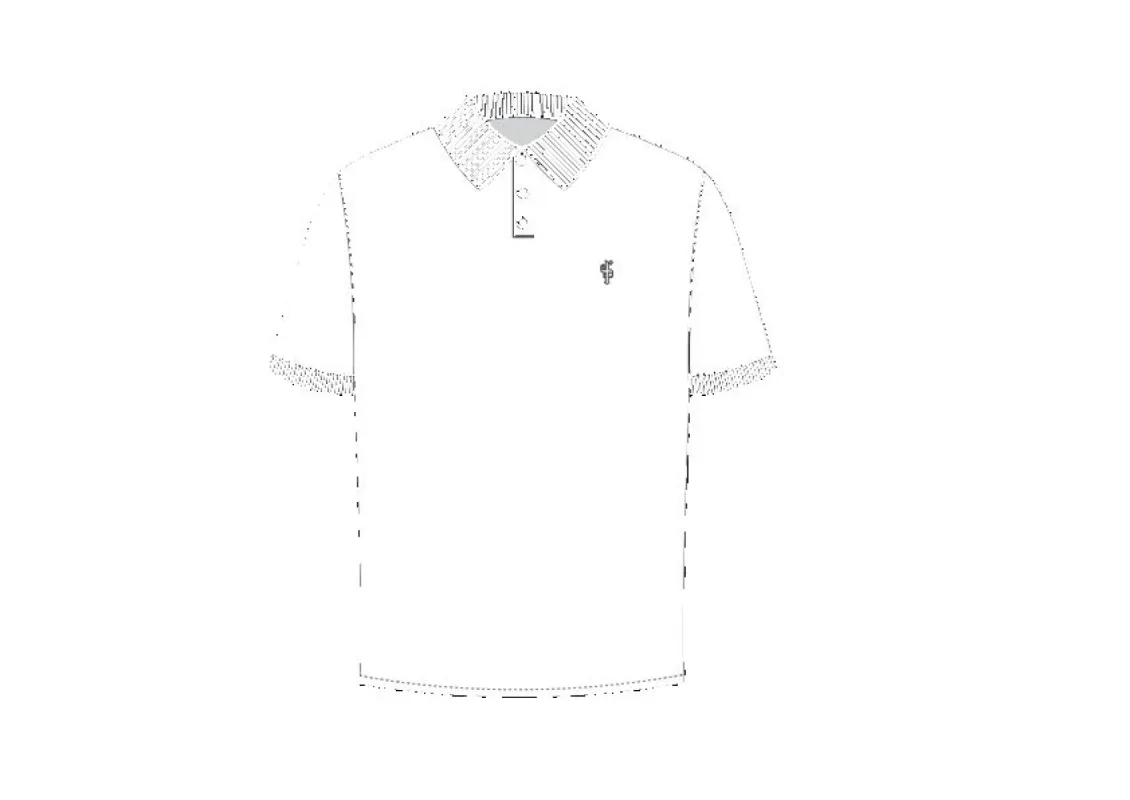 Father Sons Classic White Polo Shirt with Tonal Button and Embroidery - FSH874 sold by Father Sons