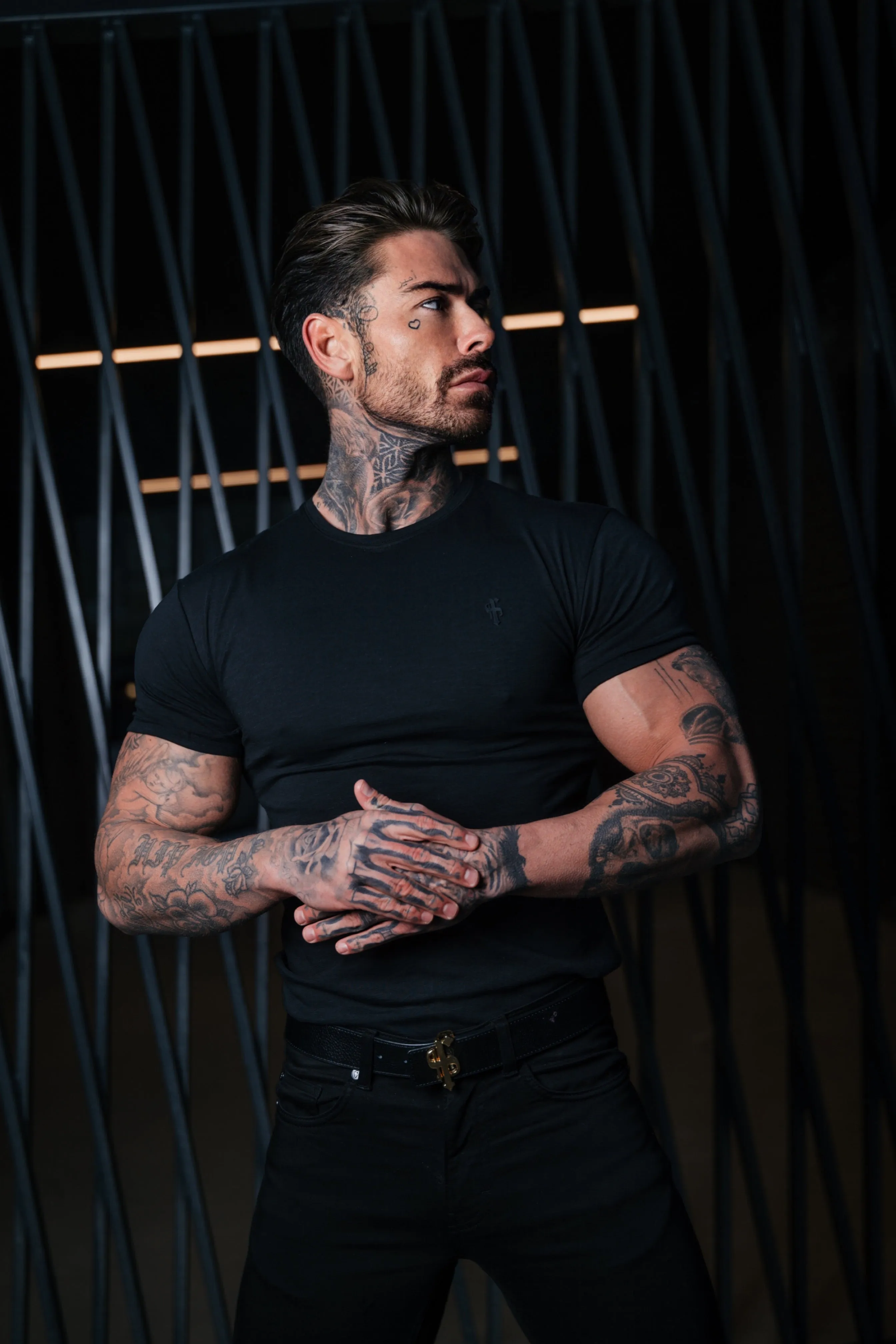 Father Sons Black Slub Crew - FSH979 sold by Father Sons product image thumbnail 3