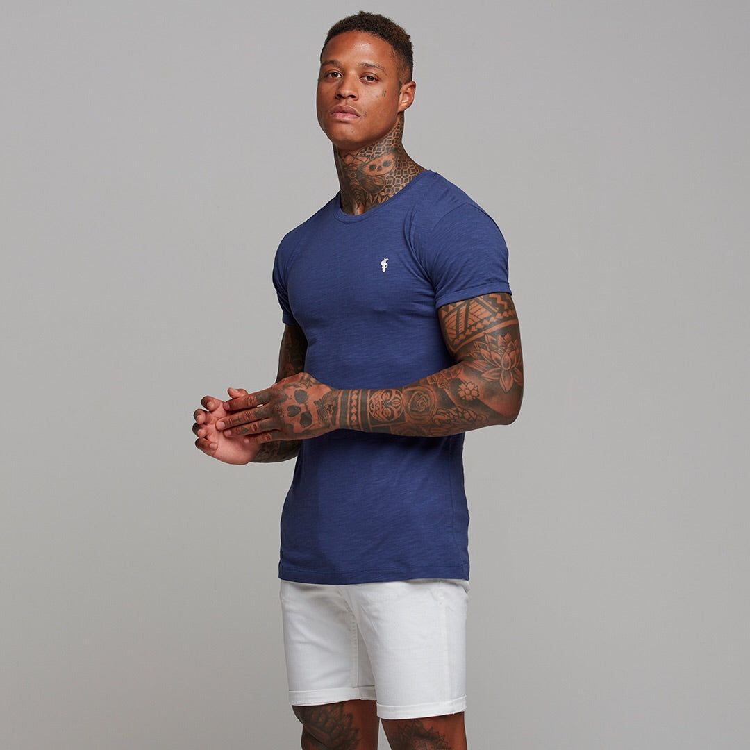 Father Sons Navy Slub Crew - FSH267 sold by Father Sons product image thumbnail 2