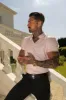 Father Sons Classic Stretch Oxford Short Sleeve Pink - FS1017 sold by Father Sons