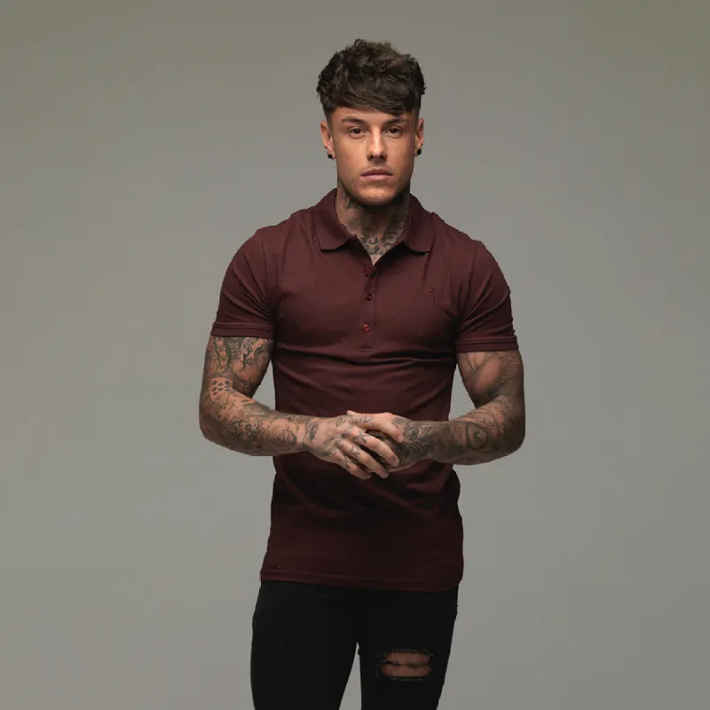 Classic Burgundy Polo Shirt - FSH042 sold by Father Sons