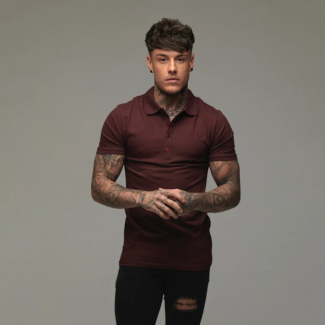 Classic Burgundy Polo Shirt - FSH042 sold by Father Sons