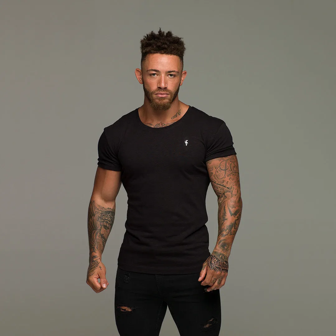 Father Sons Black Slub Crew - FSH054 sold by Father Sons product image thumbnail 2